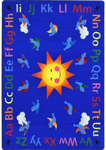 Joy Carpets Kid Essentials Alphabet Tweet Multi